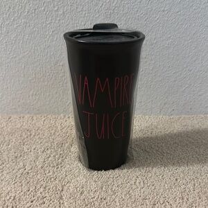 Rae Dunn Black Vampire Juice Tumbler